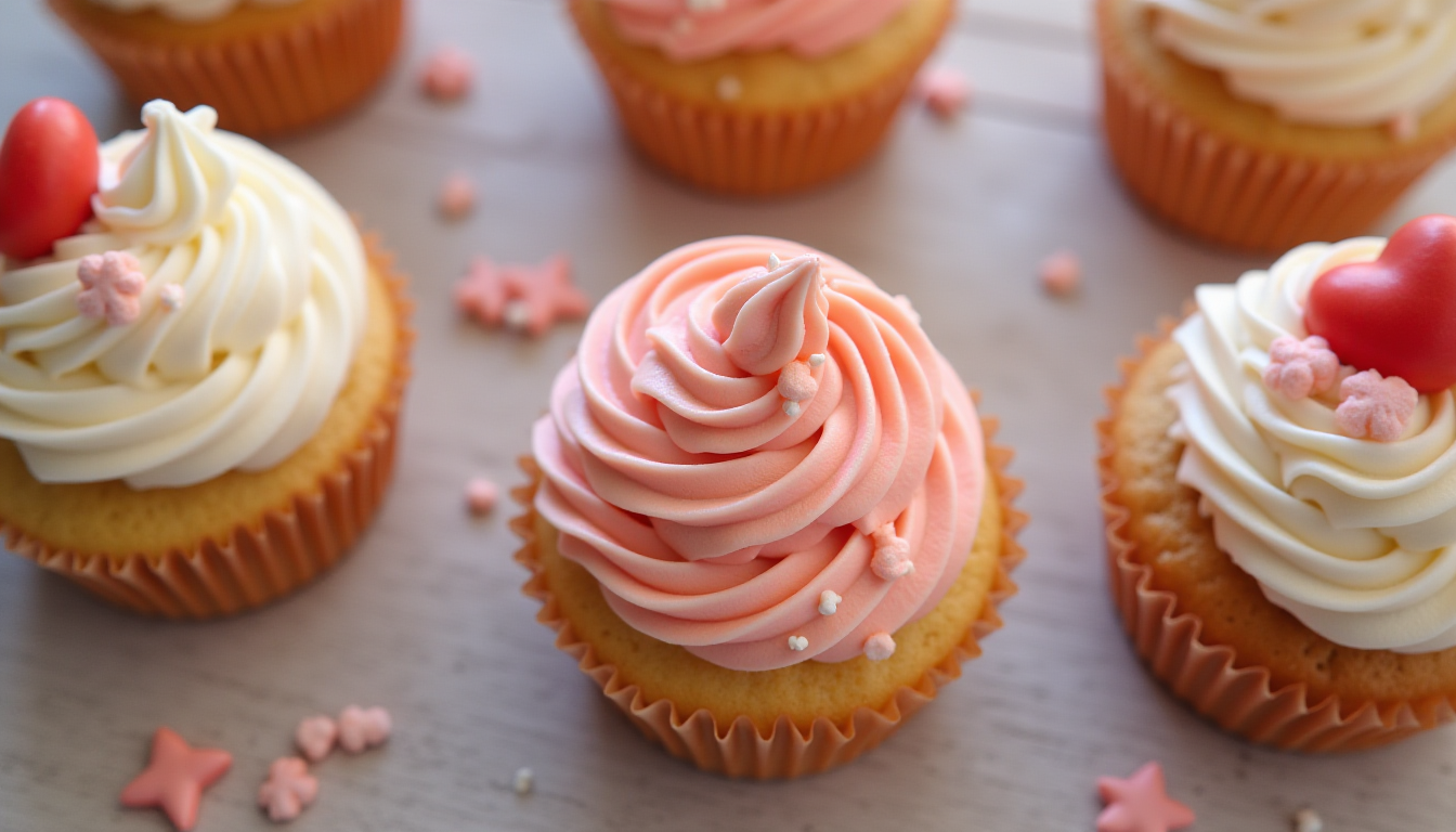 Kremalı süslü cupcake tarifi: