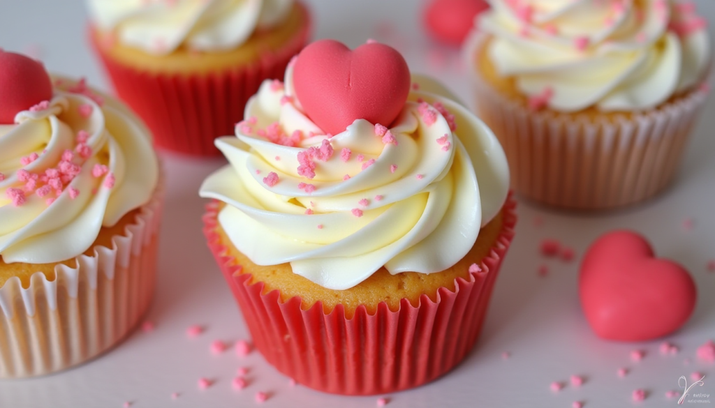 Kremalı Süslü Cupcake Örnekleri