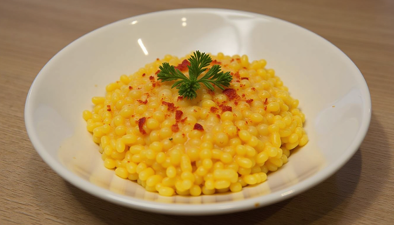 İtalya’nın ünlü Risotto alla Milanese (Safranlı Risotto)