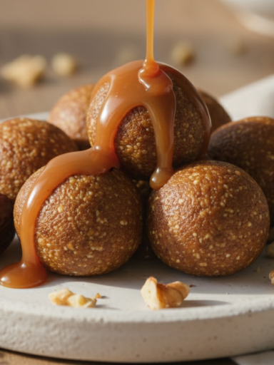 Karamel Enerji Topları "Doğal Karamel Lezzetiyle Enerjini Tazeleyen Küçük Atıştırmalıklar!"